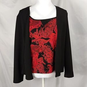 Vtg. JKLA Blouse Blazer Combo